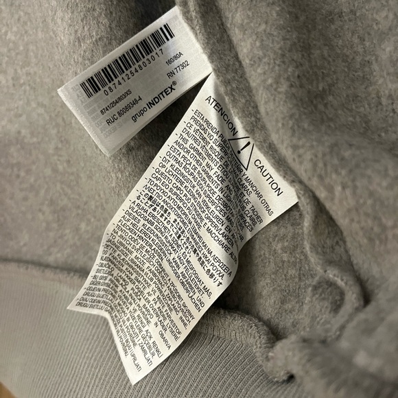 Zara Gray Bomber Jacket - Picture 5 of 5